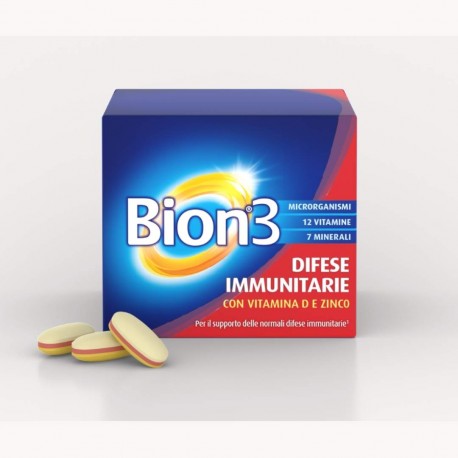 BION3 DIFESE INTEGRATORE IMMUNITARIE VITAMINA D E ZINCO 30CPR