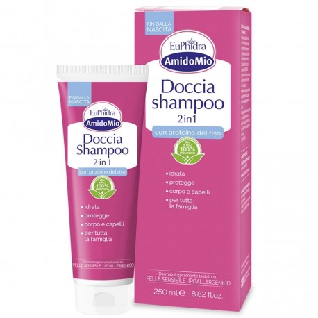 EUPHIDRA AMIDOMIO DOCCIA SHAMPOO 2IN1 PELLE SENSIBILE 250ML