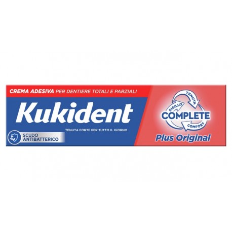 KUKIDENT COMPLETE PLUS CREMA PER DENTIERE MENTA 40G