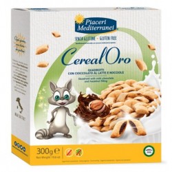 PIACERI MEDITERRANEI CEREALORO QUADROTTI 300 G