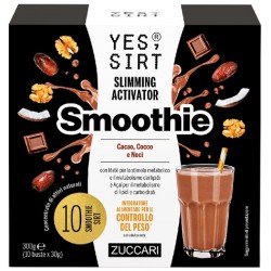 YES SIRT SMOOTHIE CACAO COCCO NOCI 10 PEZZI X 30 G