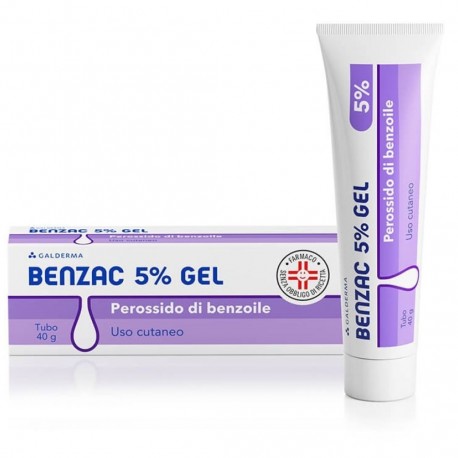 BENZAC 5% GEL PEROSSIDO DI BENZOILE TRATTAMENTO ACNE 40G GMM