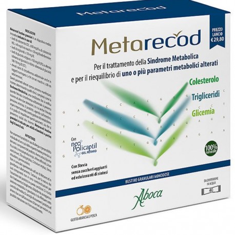 ABOCA METARECOD TRATTAMENTO SINDROME METABOLICA 40 BST
