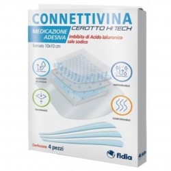 CONNETTIVINA CEROTTO HI TECH 10X10 CM 4PZ