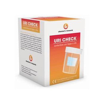 CONTENITORE URINE CON TAPPO A VITE URI CHECK DA 100ML