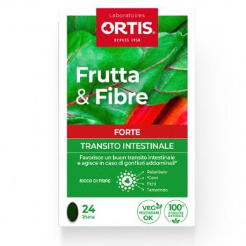 FRUTTA&FIBRE FORTE INTEGRATORE TRANSITO INTESTINALE 24 CPR