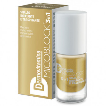 DERMOVITAMINA MICOBLOCK 3IN1 SMALTO IDRATANTE TRASPIRANTE ORO 5 ML