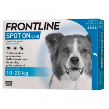 FRONTLINE SPOT ON CANI TAGLIA MEDIA 10-20 KG 4 PIPETTE