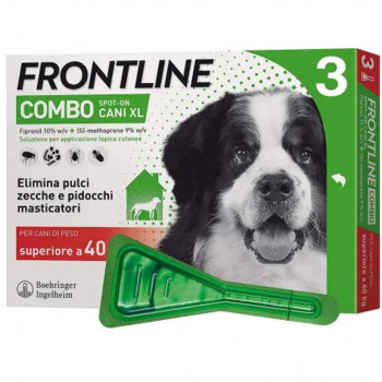 FRONTLINE COMBO SPOT ON CANI TAGLIA MOLTO GRANDE 40 KG 3 PIPETTE