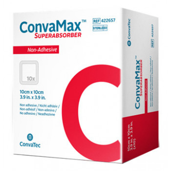 MEDICAZIONE AVANZATA CONVAMAX SUPERABSORBER NON-ADHESIVE 15 X 15 CM 10 PEZZI