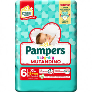 PAMPERS BD MUT XL SP 14PZ