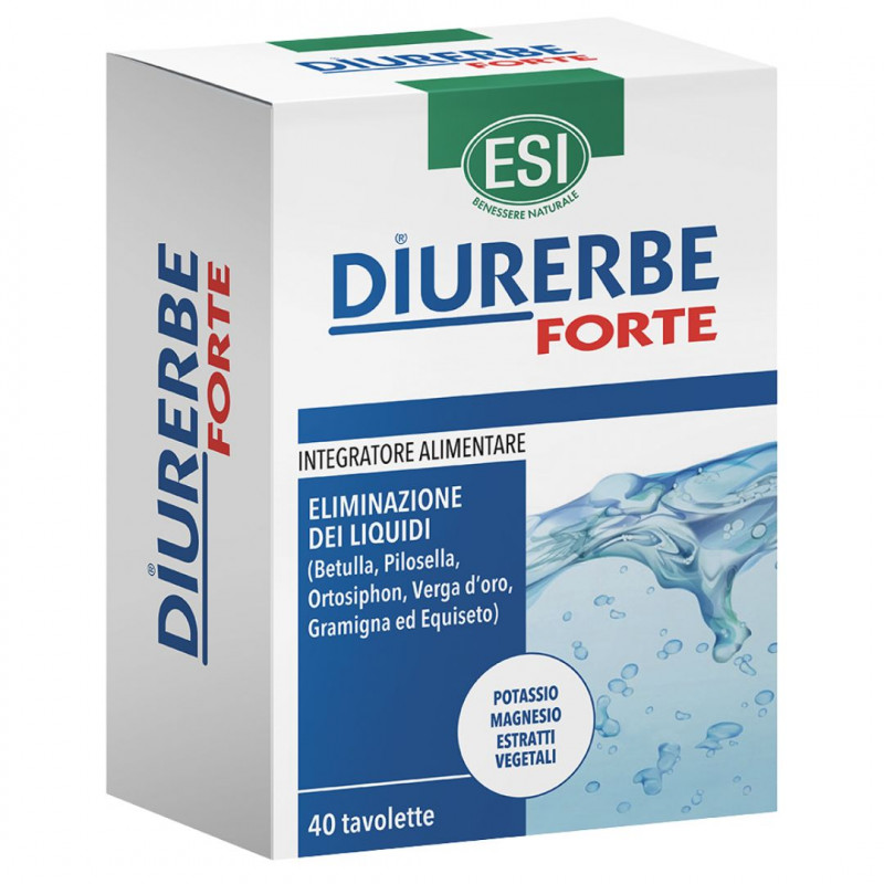 ESI DIURERBE FORTE INTEGRATORE DIURETICO E DRENANTE 40 TAVOLETTE