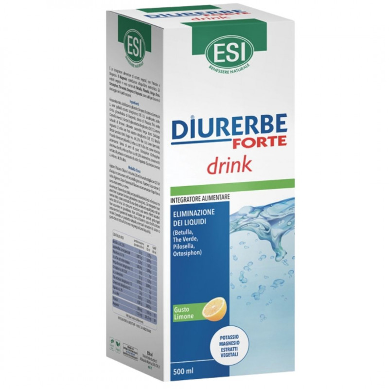 DIURERBE FORTE LIQUIDO GAMBE STANCHE DRENANTE LIMONE 500ML