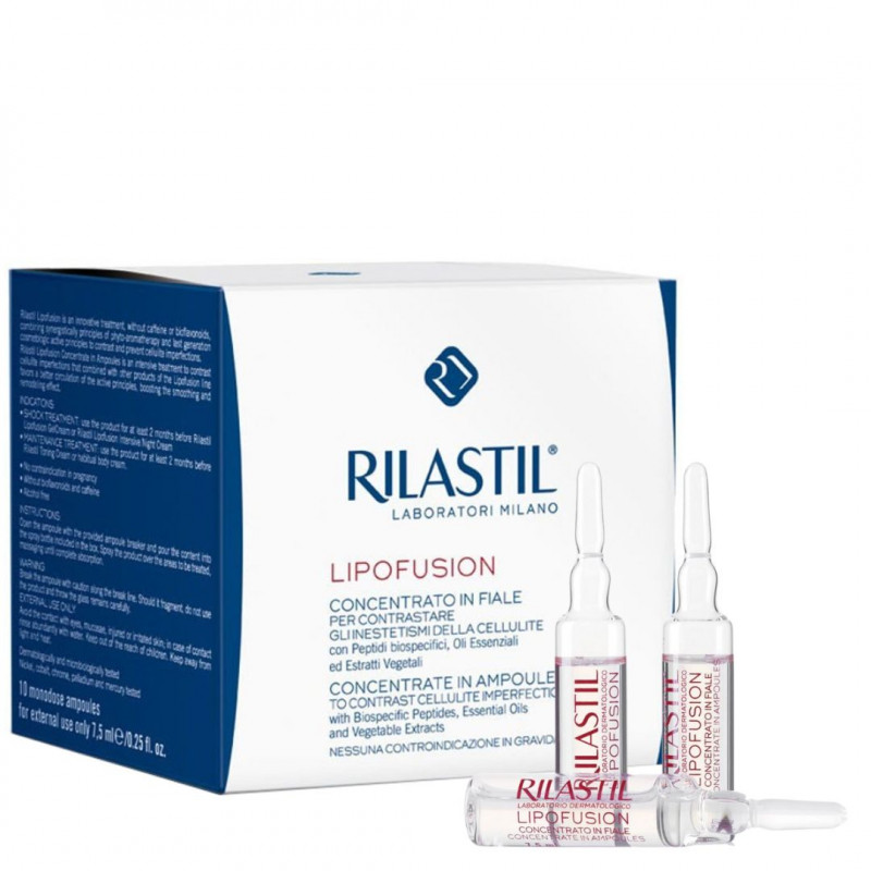 RILASTIL LIPOFUSION FIALE CONCENTRATO ANTI-CELLULITE 10 FIALE