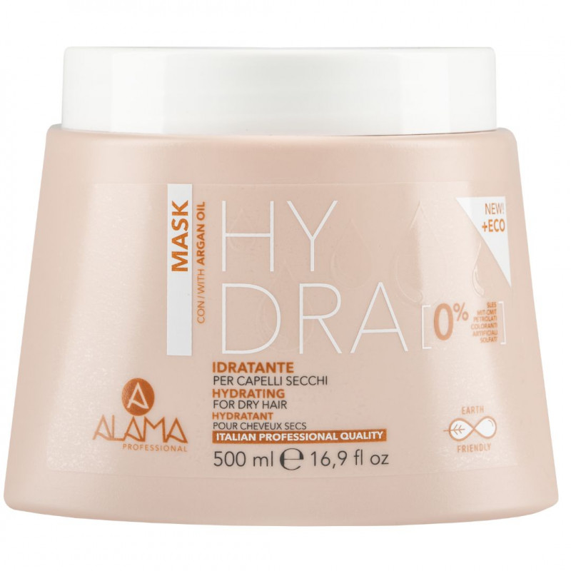 ALAMA HYDRA MASCHERA IDRATANTE PER CAPELLI SECCHI CON 500ML