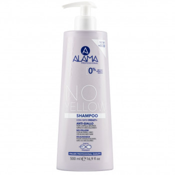 ALAMA NO YELLOW SHAMPOO PER CAPELLI BIONDI E DECOLORATI 500ML