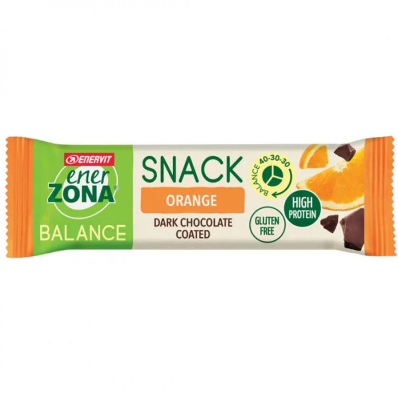 ENERZONA BALANCE SNACK ORANGE BARRETTA GUSTO ARANCIA 33G