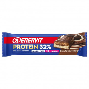 ENERVIT PROTEIN BARRETTA PROTEICA 32% GUSTO TRIPLE CHOCOLATE DA 38 GR