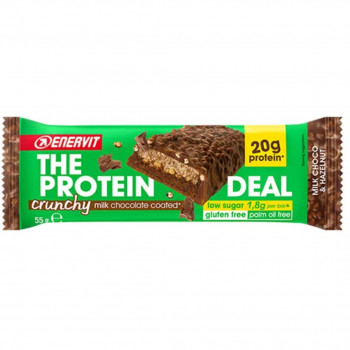 ENERVIT THE PROTEIN DEAL BARRETTA MILK CHOCO E HALZENUT 55G