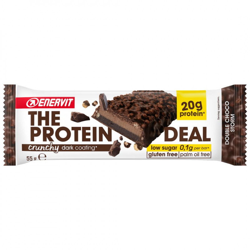 ENERVIT THE PROTEIN DEAL DOUBLE CHOCO BARRETTA PROTEICA 55G