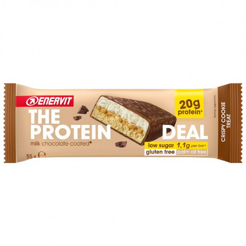 ENERVIT THE PROTEIN DEAL BARRETTA PROTEICA CRISPY COOKIE 55 GR