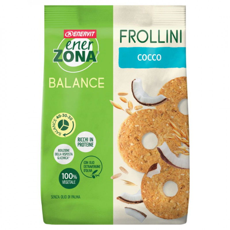 ENERZONA BALANCE 40-30-30 FROLLINI AL GUSTO COCCO 250G