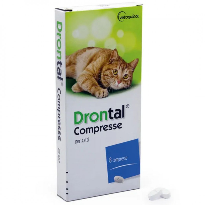 DRONTAL GATTO VERMIFUGO ANTIPARASSITARIO 8 COMPRESSE