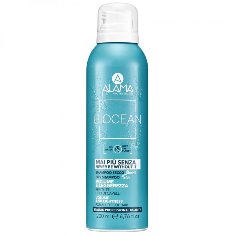 ALAMA BIOCEAN MOUSSE SHAMPOO SECCO VOLUME & LEGGEREZZA 200ML