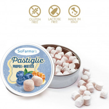 SOFARMAPIU' CARAMELLE PROPOLI E MIRTILLO 40G