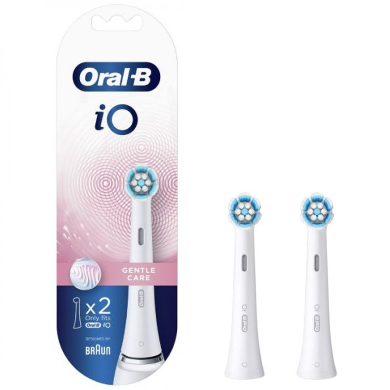 ORAL-B IO TESTINE DI RICAMBIO GENTLE CARE 2 PEZZI