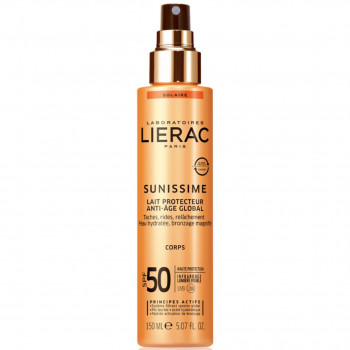 LIERAC SUNISSIME LATTE CORPO SOLARE SPF50+ ANTIETÀ 150ML