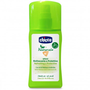 CHICCO NATURAL SPRAY ANTIZANZARE RINFRESCANTE 2M+ 100ML