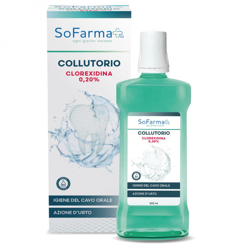 SOFARMAPIÙ COLLUTORIO CON CLOREXIDINA 0,20 300ML