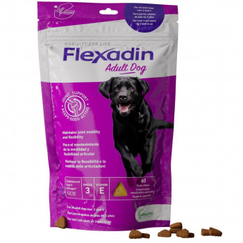 FLEXADIN ADULT DOG VETOQUINOL ARTICOLAZIONI CANI 60 TAVOLETTE