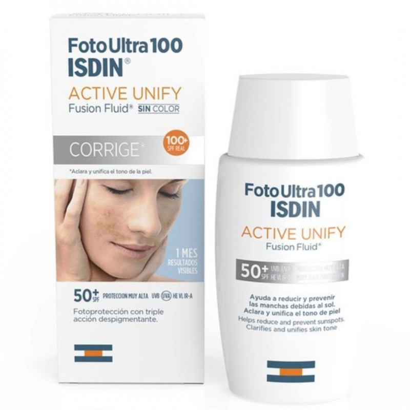 ISDIN FOTOULTRA ACTIVE UNIFY FUSION FLUID SPF100+ VISO 50 ML