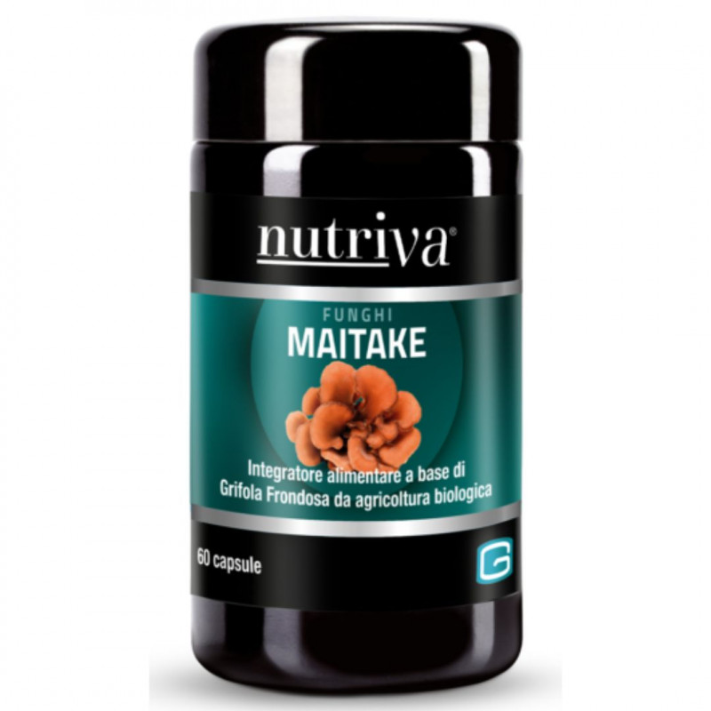 NUTRIVA MAITAKE INTEGRATORE DIFESE 60 CAPSULE NUTRIVA MAITAKE INTEGRATORE DIFESE 60 CAPSULE