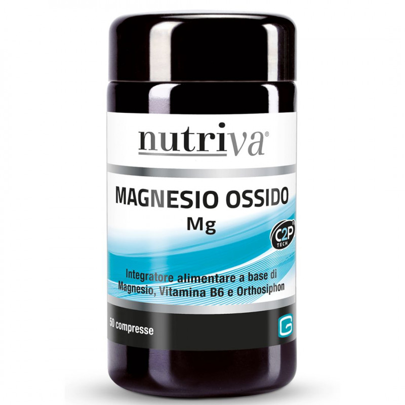 NUTRIVA MAGNESIO OSSIDO INTEGRATORE DRENANTE 50CPR