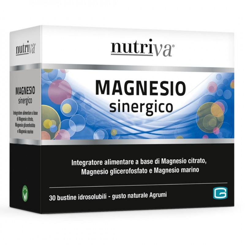 NUTRIVA MAGNESIO SINERGICO INTEGRATORE ALIMENTARE 66G