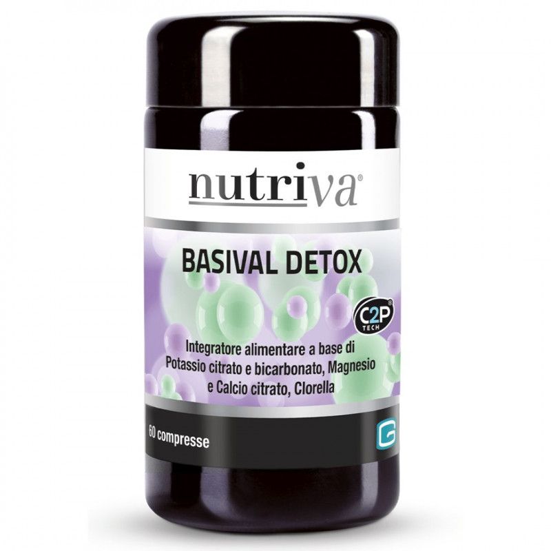 NUTRIVA BASIVAL DETOX INTEGRATORE DRENANTE 60 CPR