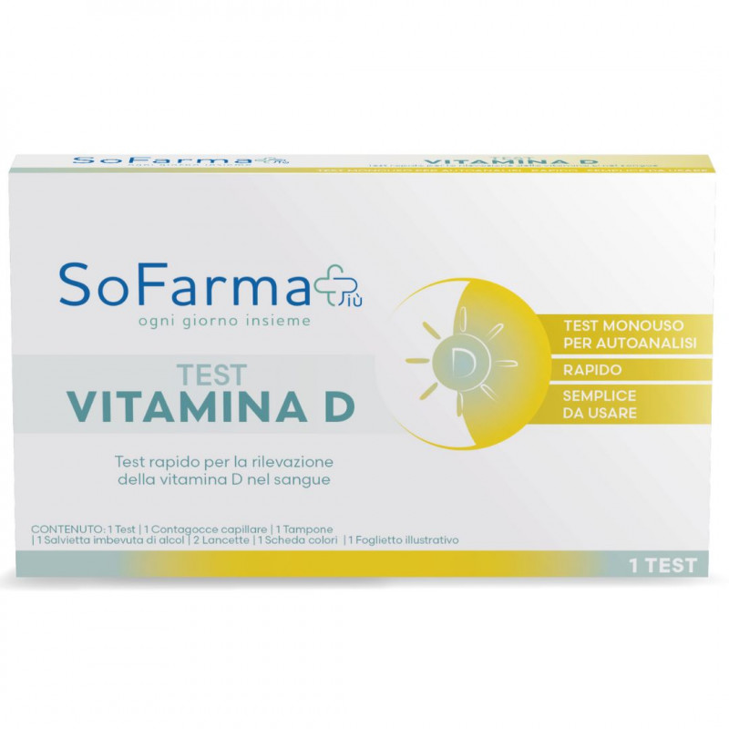 SOFARMAPIÙ TEST RAPIDO VITAMINA D AUTODIAGNOSTICO