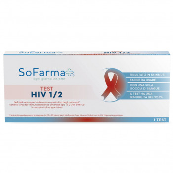 SOFARMAPIU' TEST RAPIDO AUTODIAGNOSTICO HIV 1/2