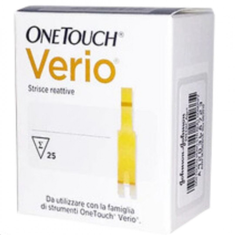 ONETOUCH VERIO STRISCE REATTIVE MISURAZIONE GLICEMIA 25 STRISCE