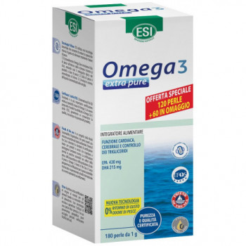 ESI OMEGA 3 EXTRA PURE 120 + 60 PERLE OFFERTA