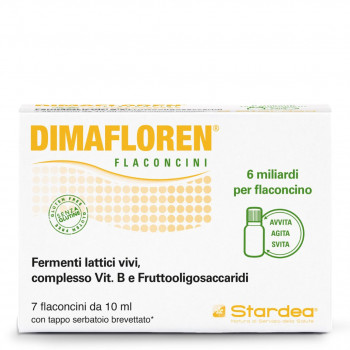 DIMAFLOREN INTEGRATORE FERMENTI LATTICI 7 FLACONCINI MONODOSE