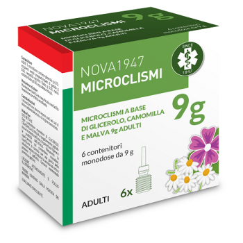 NOVA1947 MICROCLISMI 9G ADULTI 6 CONTENITORI MONODOSE