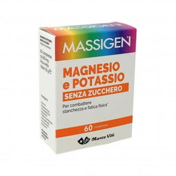 MASSIGEN MAGNESIO E POTASSIO SENZA ZUCCHERO 60 COMPRESSE