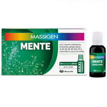 MASSIGEN MENTE INTEGRATORE ALIMENTARE 10 FLACONI DA 25ML