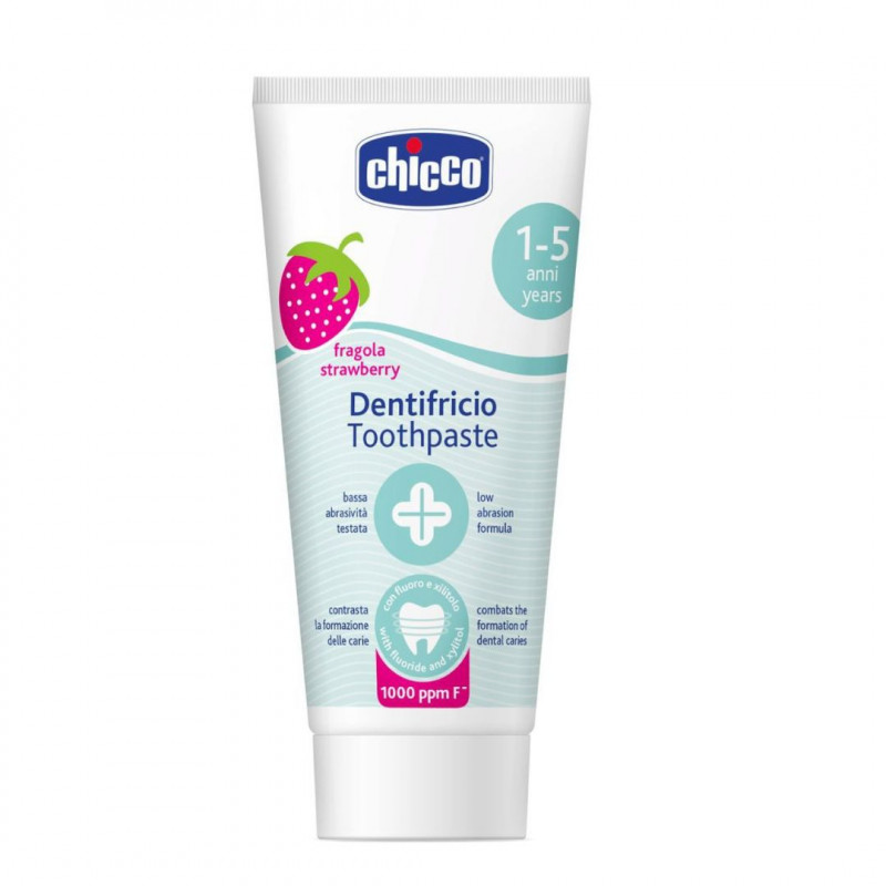 CHICCO DENTIFRICIO PER BAMBINI 12M+ GUSTO FRAGOLA 50ML CHICCO DENTIFRICIO PER BAMBINI 12M+ GUSTO FRAGOLA 50ML