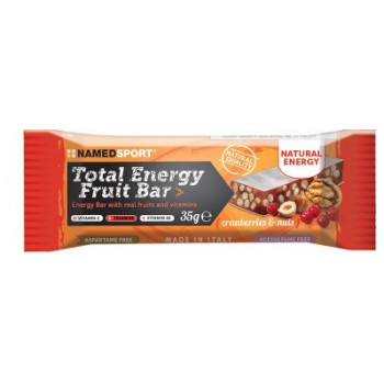 TOTAL ENERGY FRUIT BAR CRANBERRY & NUTS 35 G