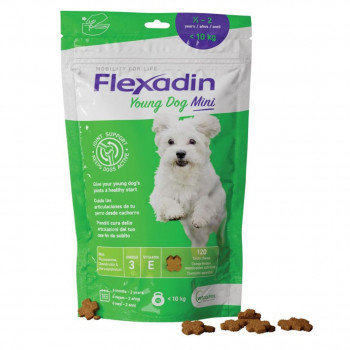 FLEXADIN YOUG DOG MINI VETOQUINOL ARTICOLAZIONI CANI 120 TAV